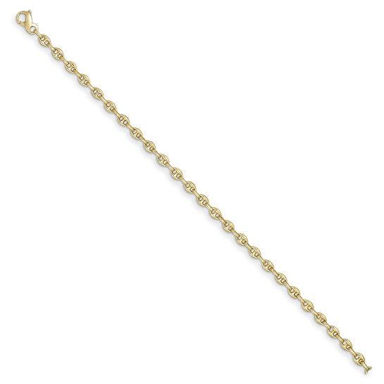 HERCO 14k 5mm Solid Anchor Chain - Seattle Gold Grillz