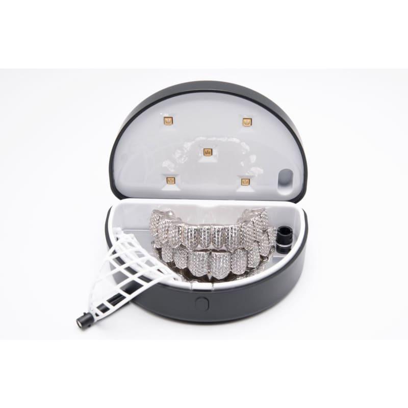 Jet Black Grillz Case - Seattle Gold Grillz