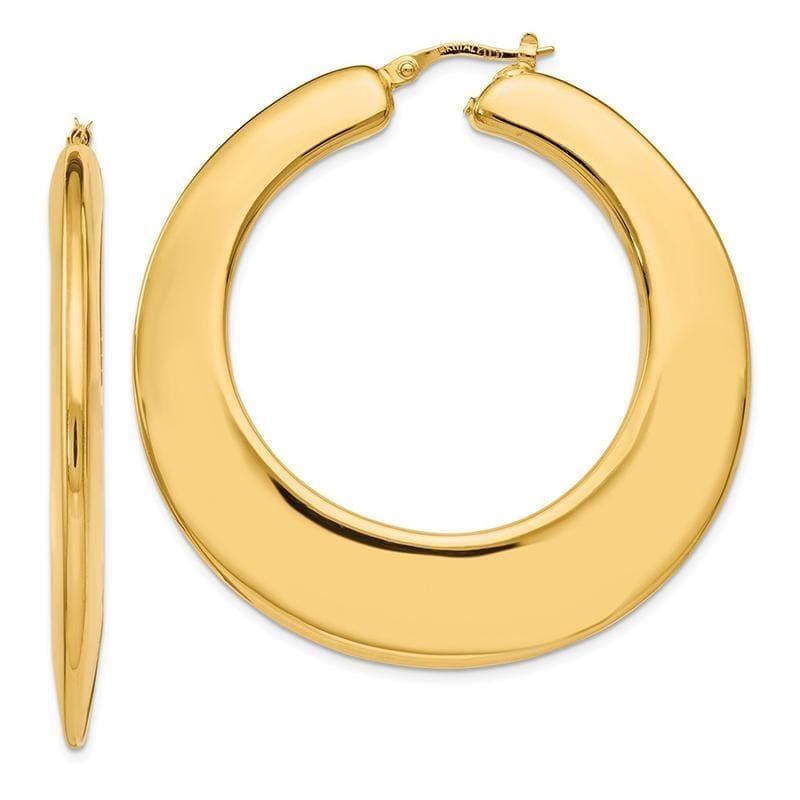 Lesli'es 14k Polished Hoop Earrings - Seattle Gold Grillz