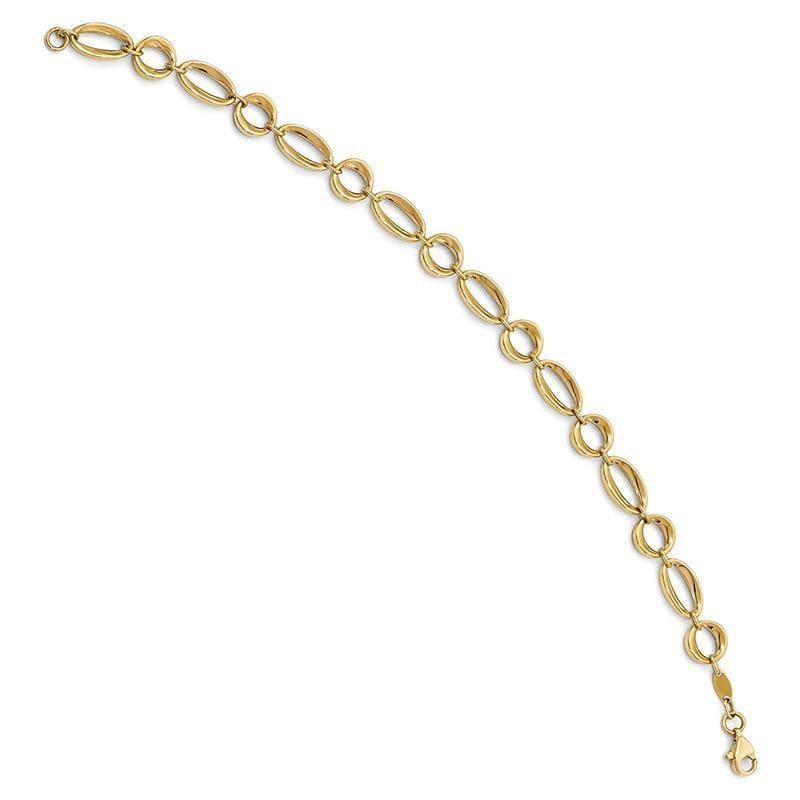 Leslie's 14k Gold Bracelets - Seattle Gold Grillz