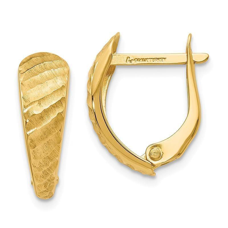 Leslie's 14k Gold Earrings - Seattle Gold Grillz