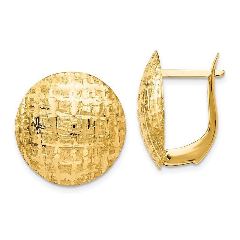 Leslie's 14k Gold Earrings - Seattle Gold Grillz