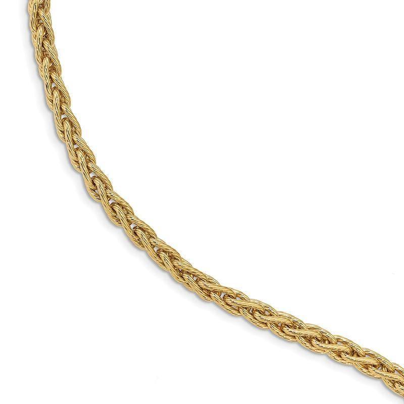 Leslie's 14K Polished & Textured Fancy Link Bracelet - Seattle Gold Grillz