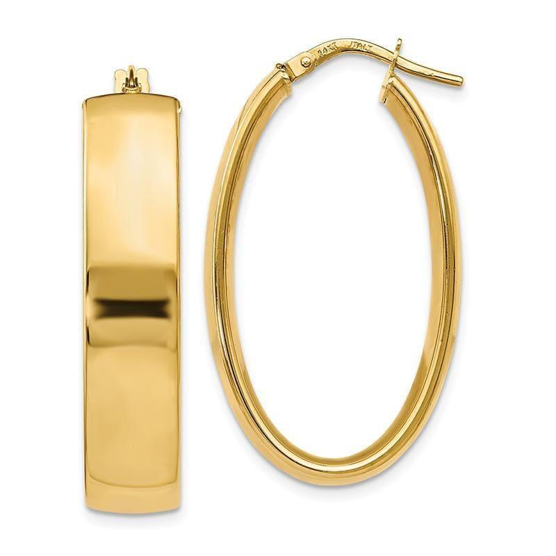 Leslie's 14k Polished Hoop Earrings - Seattle Gold Grillz