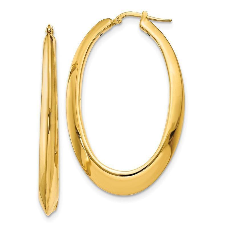 Leslie's 14K Polished Hoop Earrings - Seattle Gold Grillz