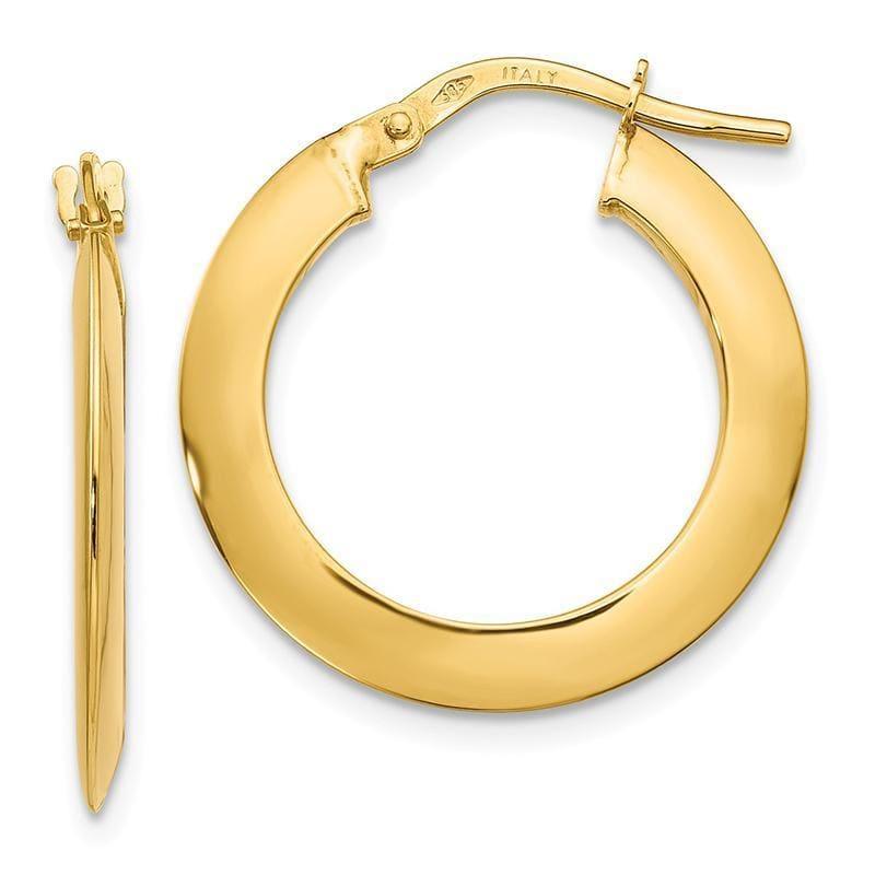 Leslie's 14k Polished Hoop Earrings - Seattle Gold Grillz