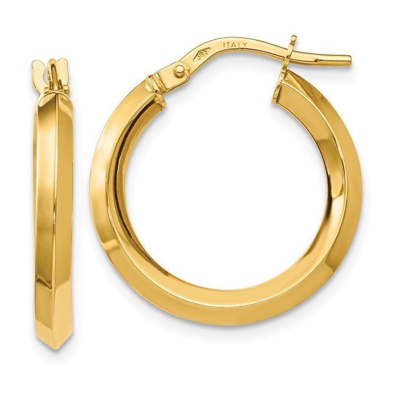 Leslie's 14k Polished Hoop Earrings - Seattle Gold Grillz