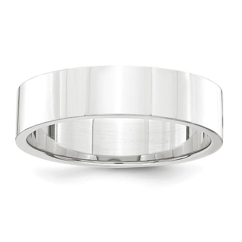 Platinum 5mm Comfort-Fit Flat Band - Seattle Gold Grillz