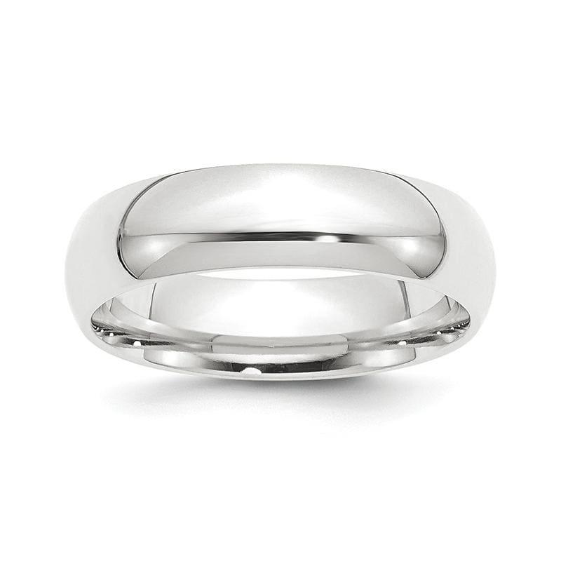 Platinum 6mm Comfort-Fit Wedding Band - Seattle Gold Grillz