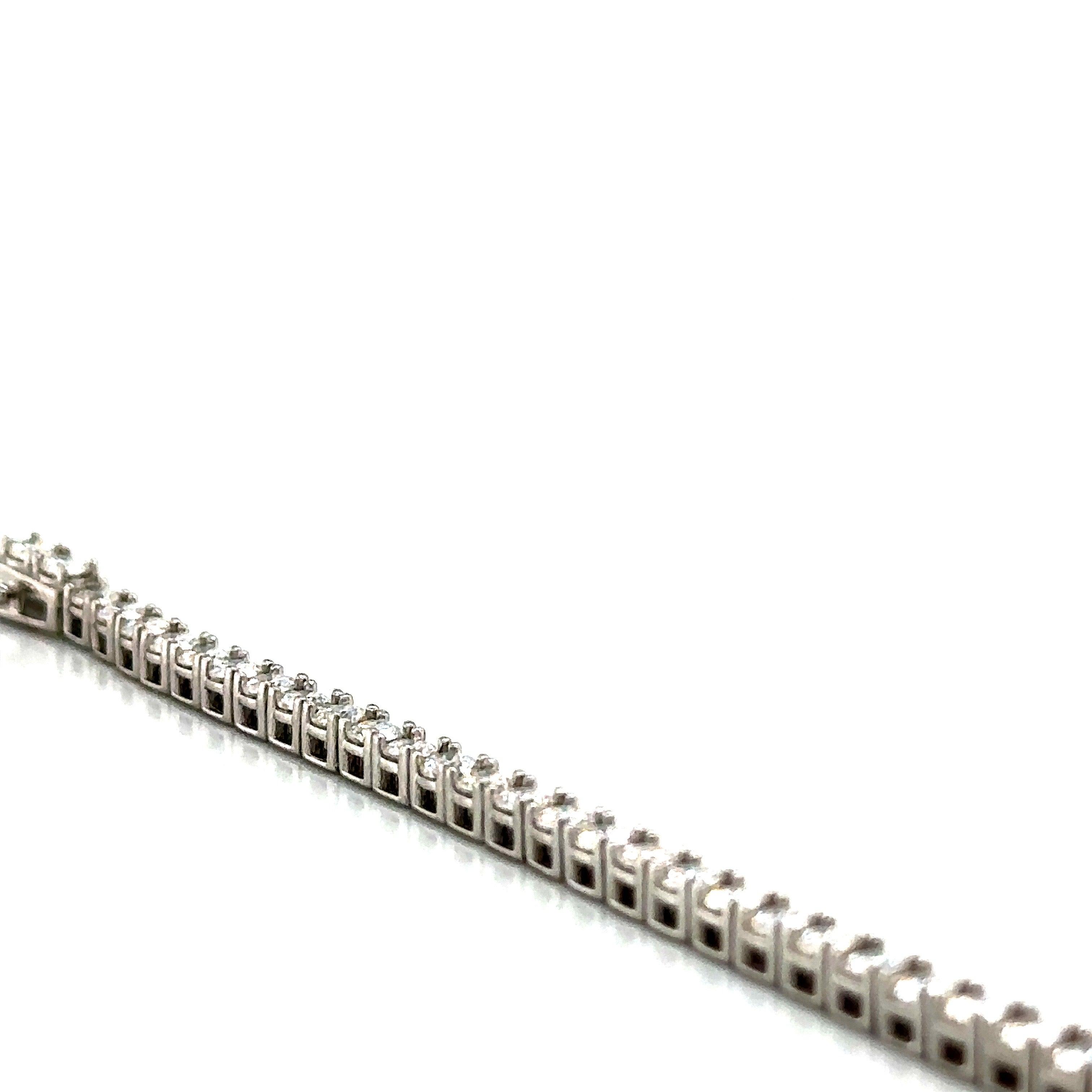 Silver Moissanite Tennis Bracelet - Seattle Gold Grillz