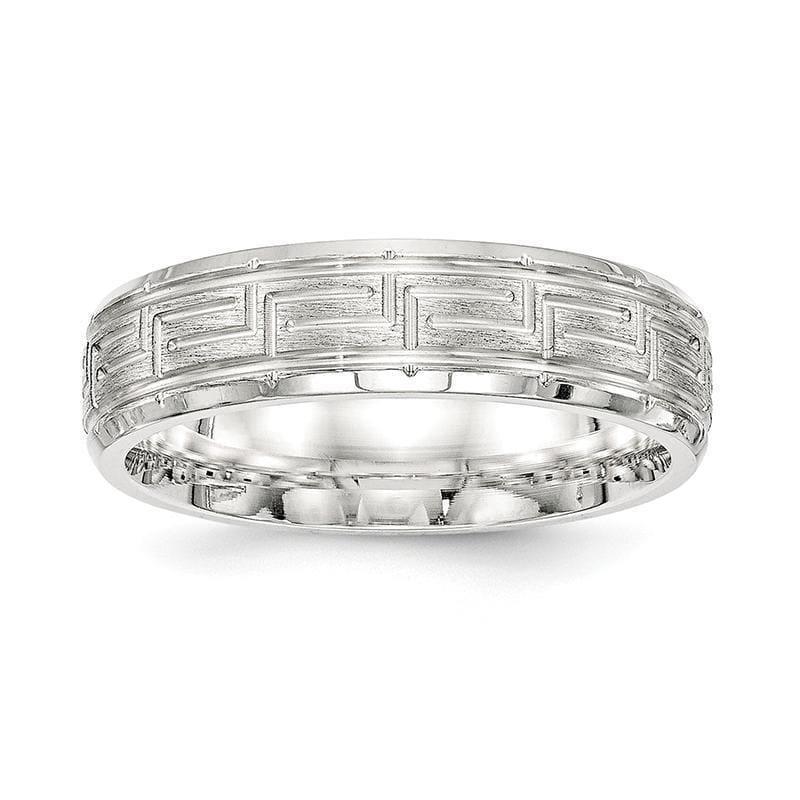 SS 6mm Brushed Fancy Band - Seattle Gold Grillz