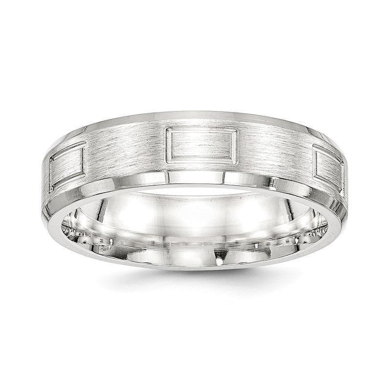 SS 6mm Brushed Fancy Band - Seattle Gold Grillz