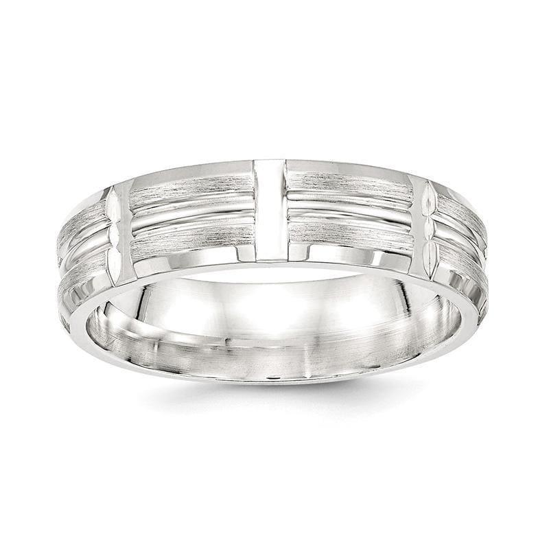 SS 7mm Brushed Fancy Band - Seattle Gold Grillz