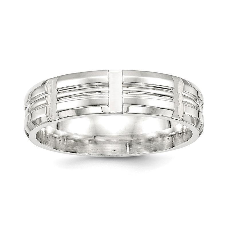 SS 7mm Polished Fancy Band - Seattle Gold Grillz