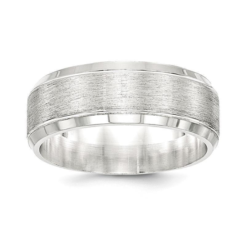 SS 8mm Brushed Fancy Band - Seattle Gold Grillz