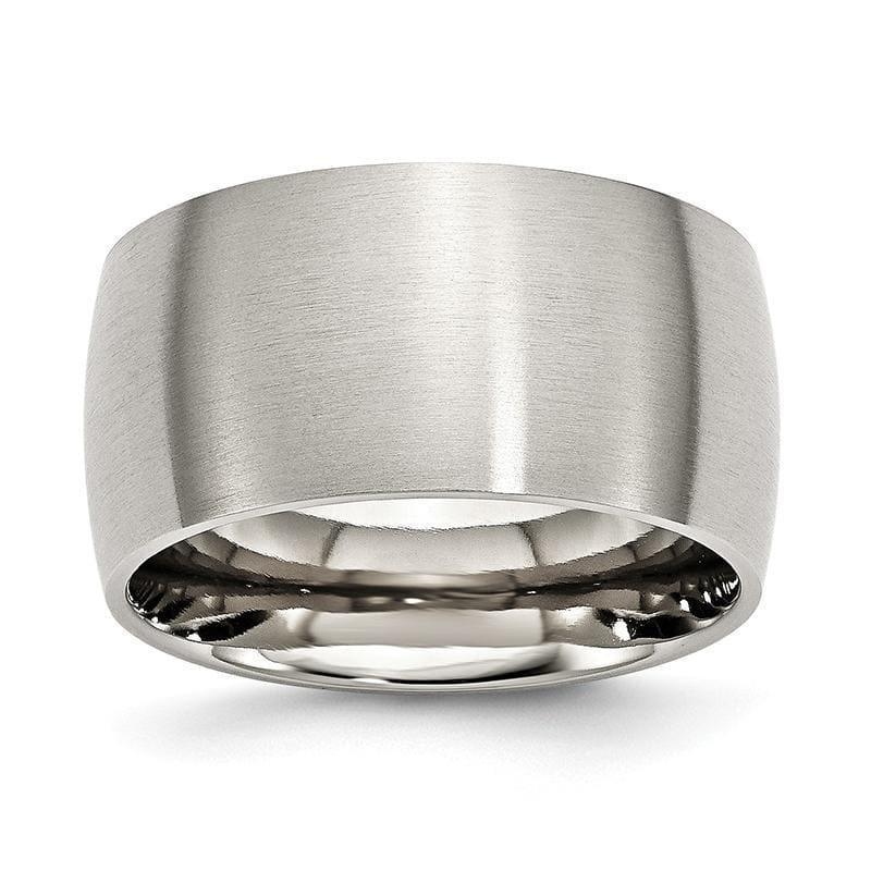 Stainless Steel 12mm Brushed Band - Seattle Gold Grillz