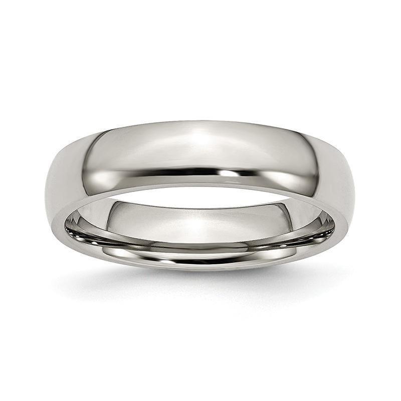 Stainless Steel 5mm Polished Band - Seattle Gold Grillz