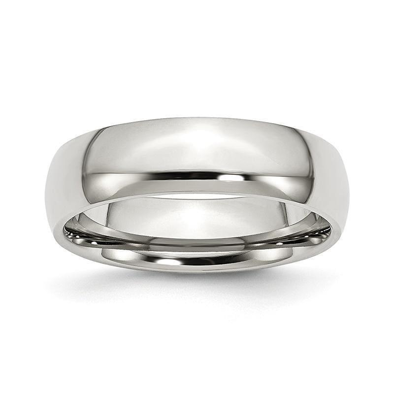 Stainless Steel 6mm Polished Band - Seattle Gold Grillz