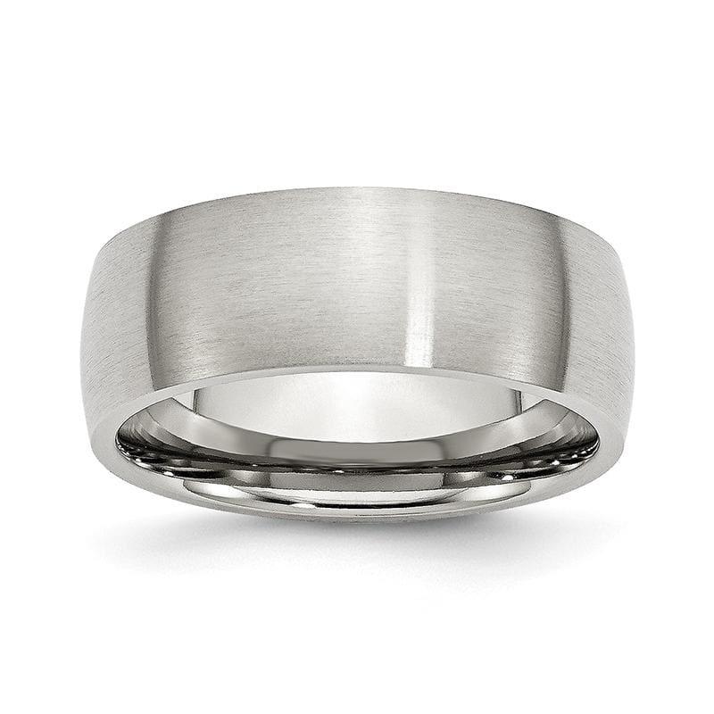 Stainless Steel 8mm Brushed Band - Seattle Gold Grillz