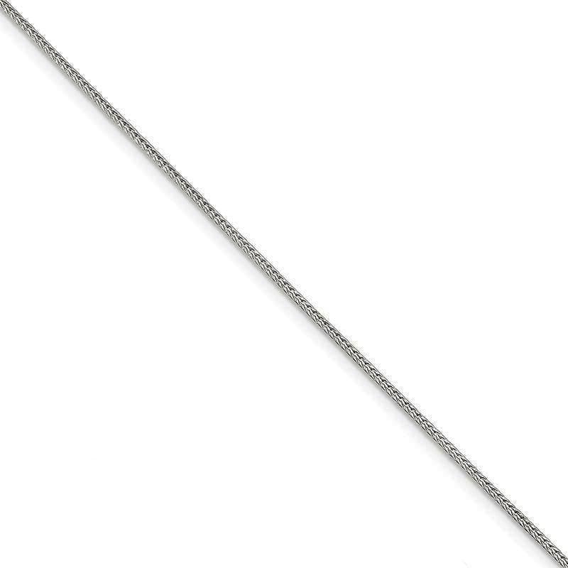 Sterling Silver 1.45mm Diamond-cut Round Franco Bracelet - Seattle Gold Grillz