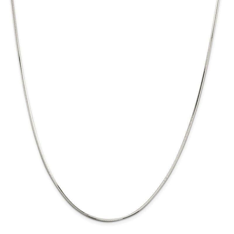 Sterling Silver 1.65mm Octagonal Snake Chain - Seattle Gold Grillz
