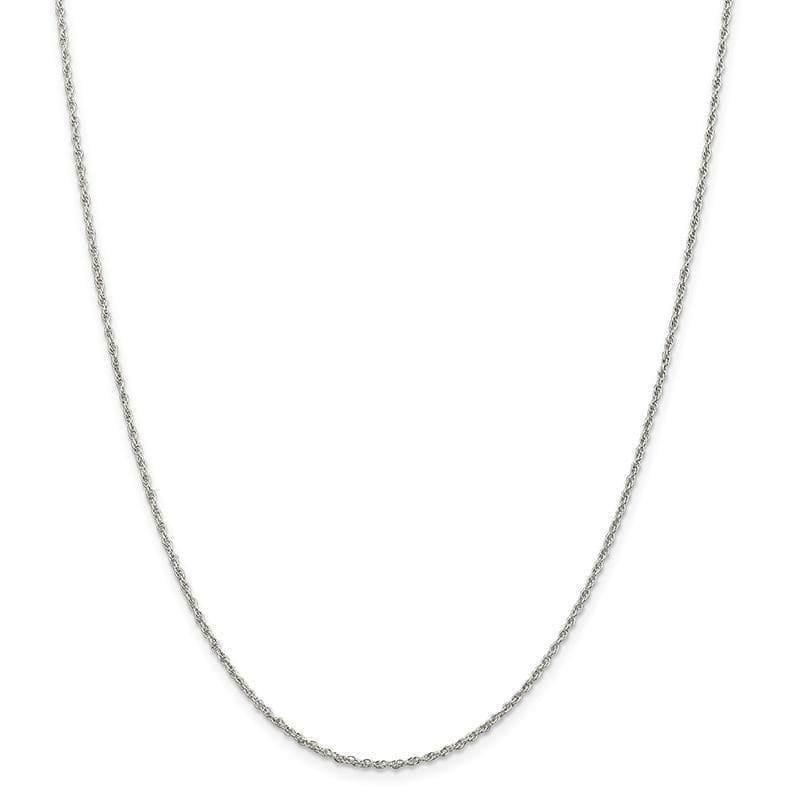 Sterling Silver 1.6mm Loose Rope Chain - Seattle Gold Grillz