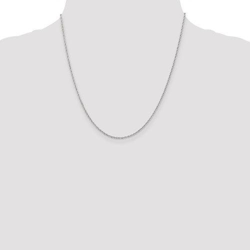 Sterling Silver 1.6mm Loose Rope Chain - Seattle Gold Grillz
