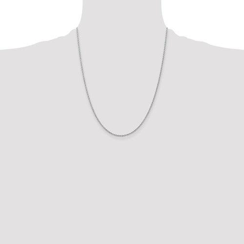 Sterling Silver 1.6mm Loose Rope Chain - Seattle Gold Grillz