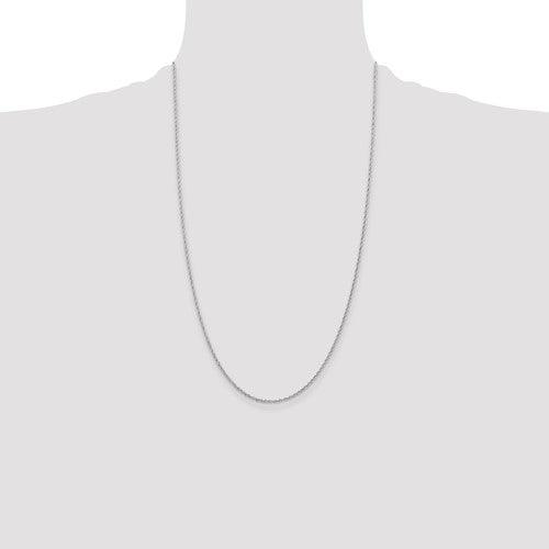 Sterling Silver 1.6mm Loose Rope Chain - Seattle Gold Grillz