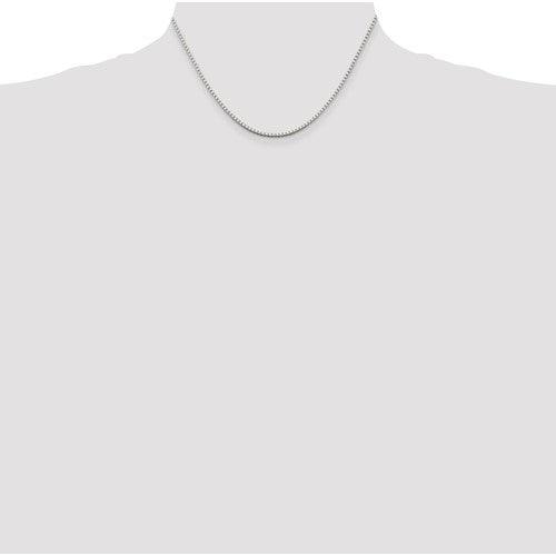 Sterling Silver 1.75mm Box Chain - Seattle Gold Grillz