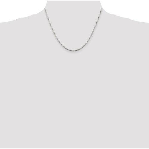 Sterling Silver 1.75mm Box Chain - Seattle Gold Grillz