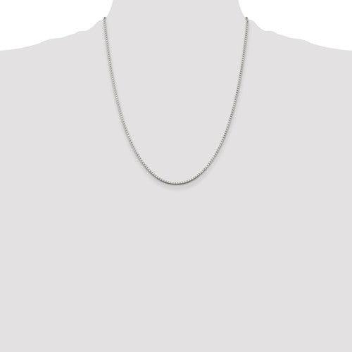 Sterling Silver 1.75mm Box Chain - Seattle Gold Grillz