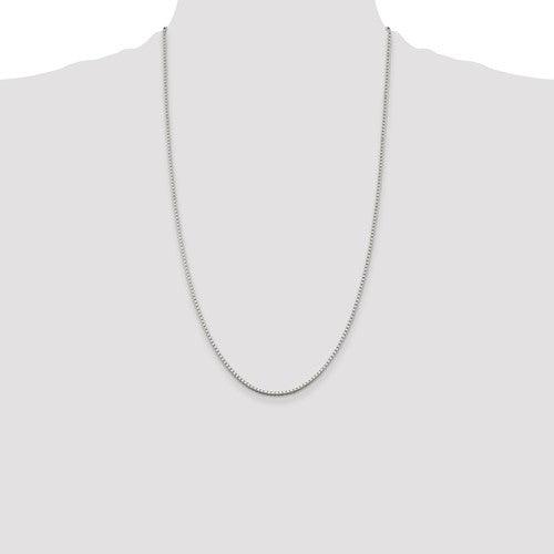 Sterling Silver 1.75mm Box Chain - Seattle Gold Grillz