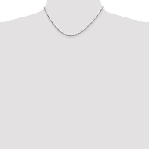 Sterling Silver 1.75mm Round Box Chain - Seattle Gold Grillz