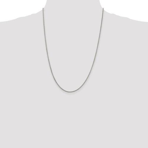 Sterling Silver 1.75mm Round Box Chain - Seattle Gold Grillz