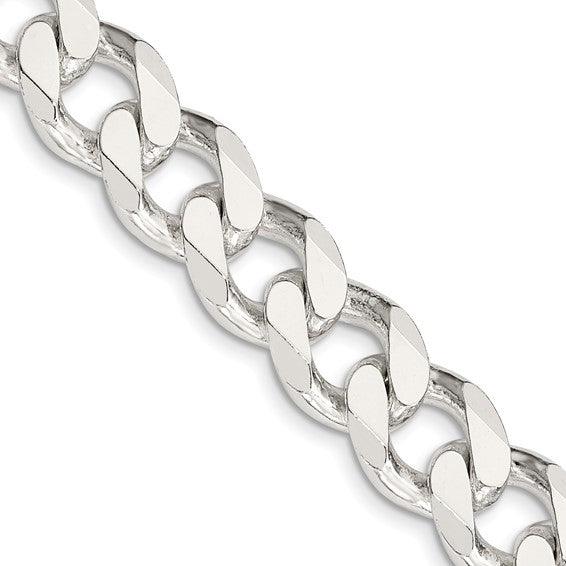 Sterling Silver 13mm Curb Chain - Seattle Gold Grillz