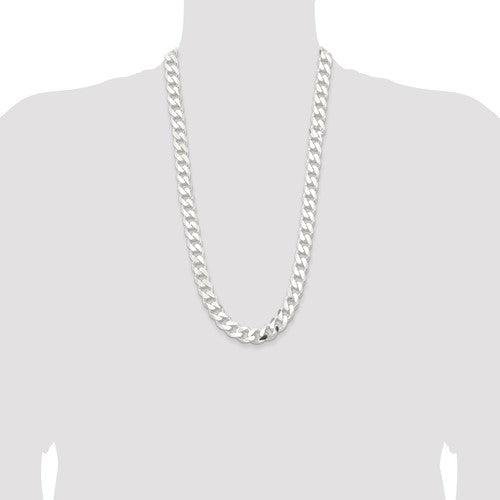 Sterling Silver 13mm Curb Chain - Seattle Gold Grillz