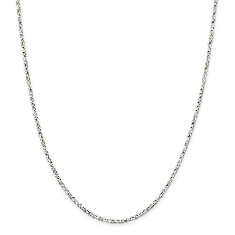 Sterling Silver 2.0mm Open Link Chain - Seattle Gold Grillz