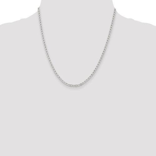 Sterling Silver 3.1mm Flat Anchor Chain - Seattle Gold Grillz