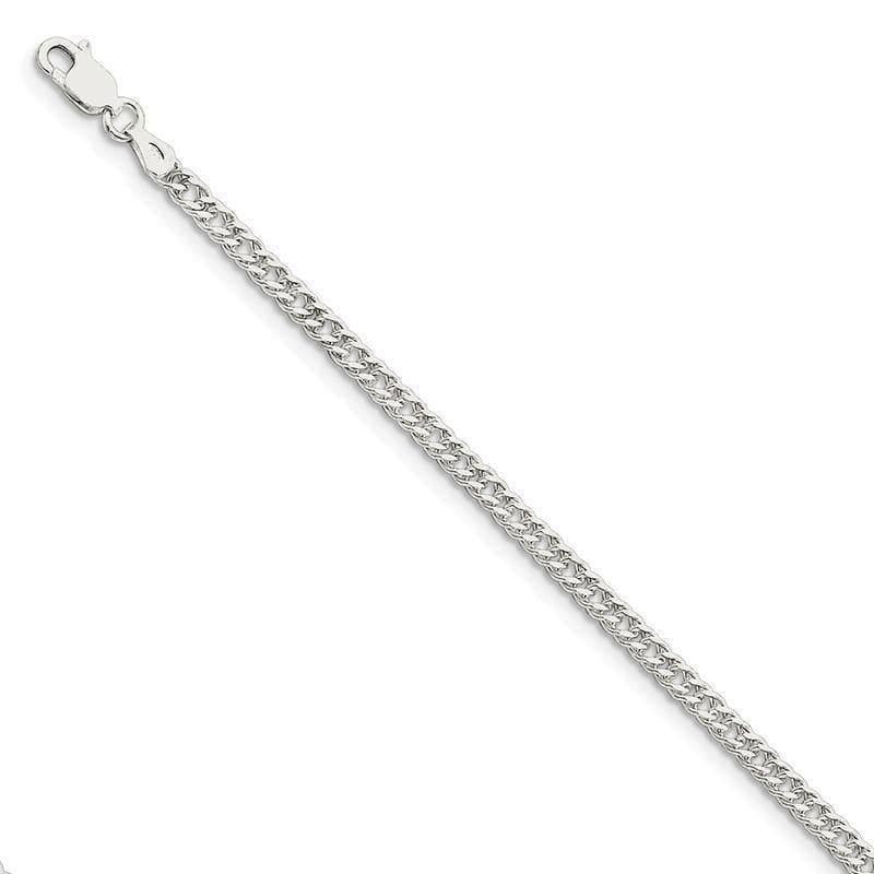 Sterling Silver 3.3mm Rambo Bracelet - Seattle Gold Grillz