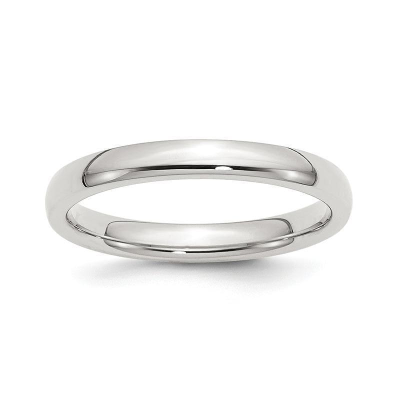Sterling Silver 3mm Comfort Fit Band - Seattle Gold Grillz