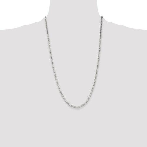 Sterling Silver 3mm Flat Anchor Chain - Seattle Gold Grillz