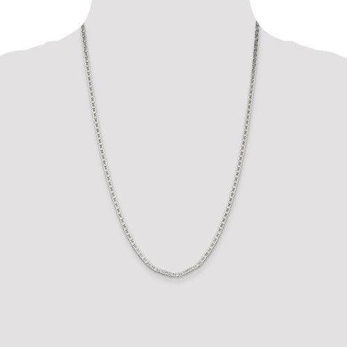 Sterling Silver 3mm Flat Anchor Chain - Seattle Gold Grillz