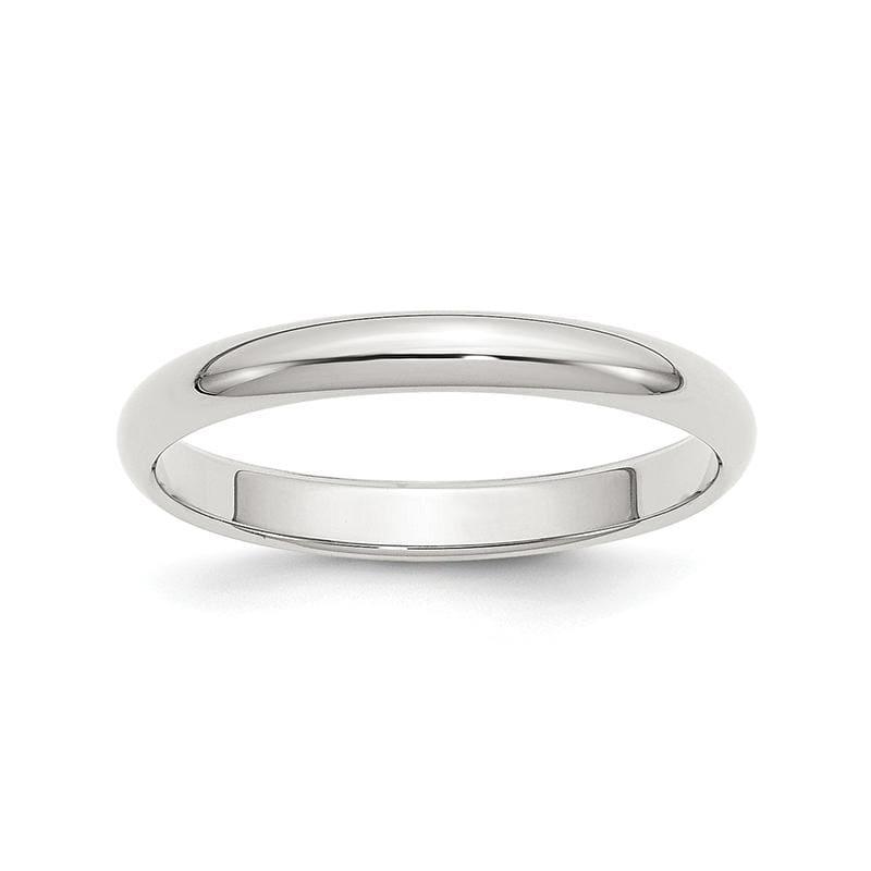 Sterling Silver 3mm Half-Round Band - Seattle Gold Grillz