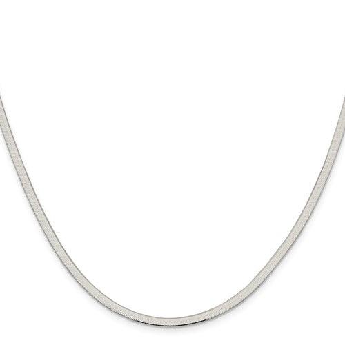 Sterling Silver 3mm Magic Herringbone Chain - Seattle Gold Grillz