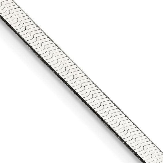 Sterling Silver 3mm Magic Herringbone Chain - Seattle Gold Grillz