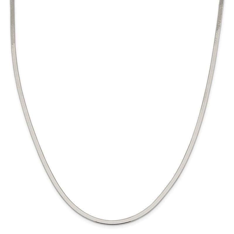 Sterling Silver 3mm Magic Herringbone Chain - Seattle Gold Grillz