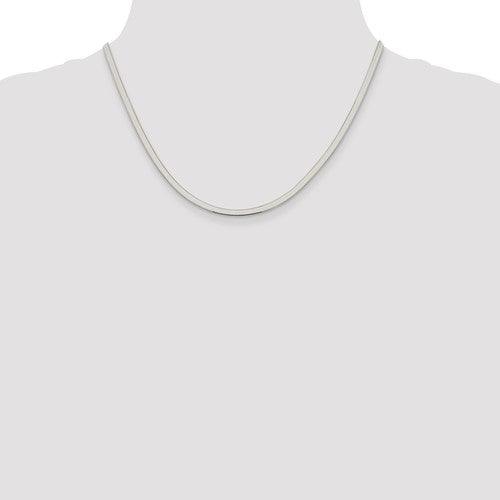 Sterling Silver 3mm Magic Herringbone Chain - Seattle Gold Grillz