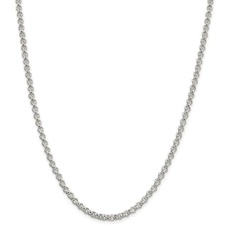 Sterling Silver 3mm Square Spiga Chain - Seattle Gold Grillz
