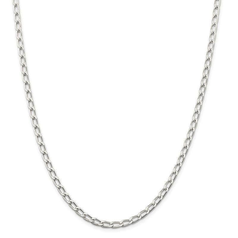 Sterling Silver 4.3mm Open Link Chain - Seattle Gold Grillz